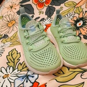 Croc Sneakers Pastel Green